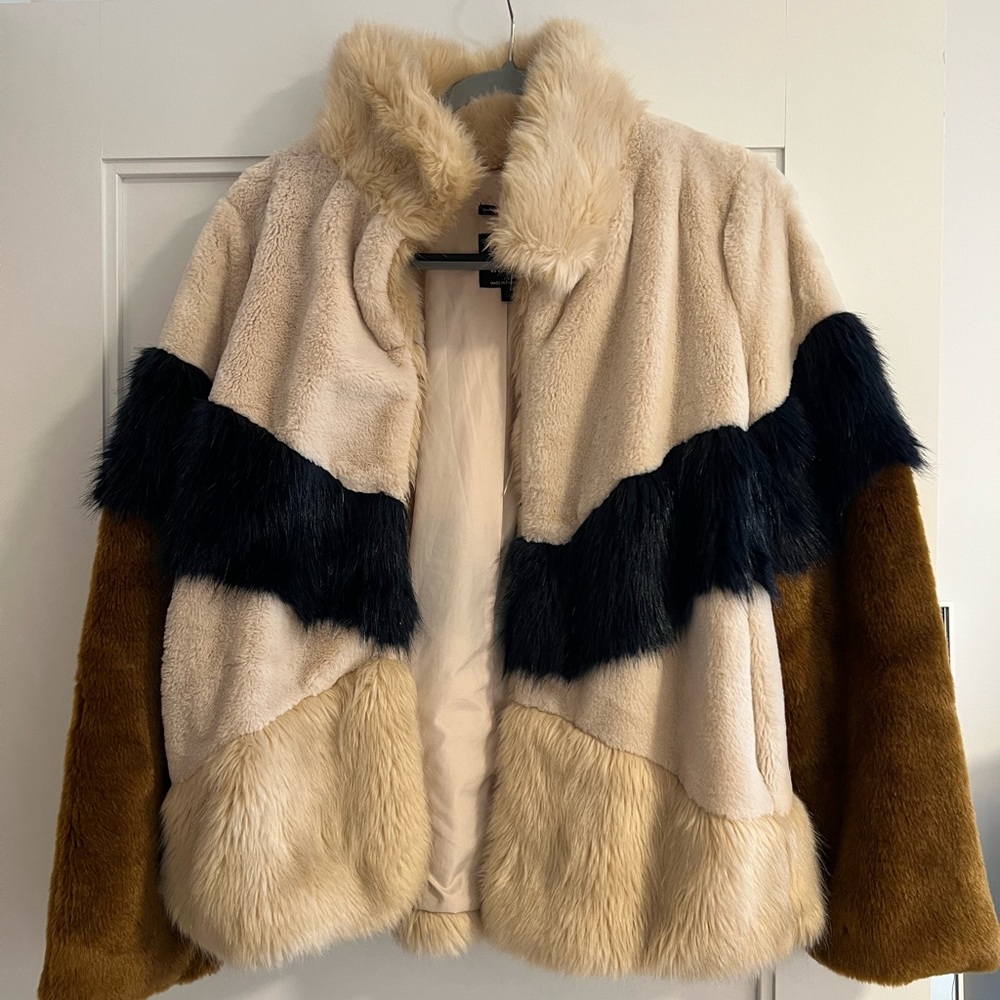 Zara faux fur jacket
